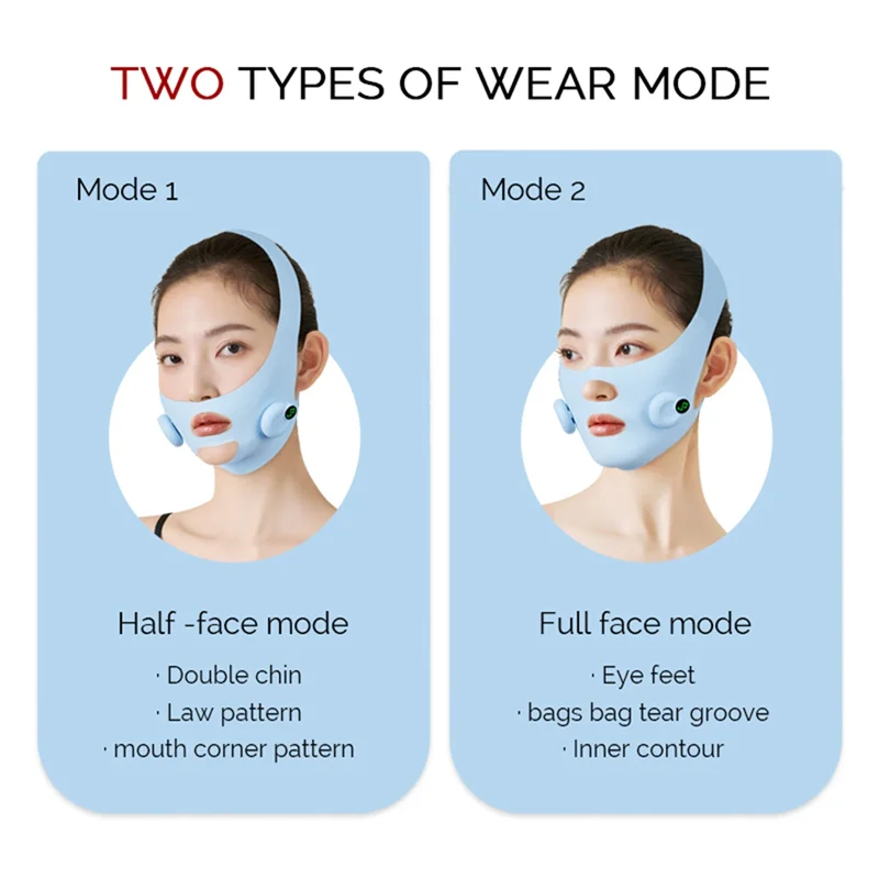 Facial EMS Lifting Machine Double Chin Removal V Line Lift Belt Double Chin Reduction V-Face Device